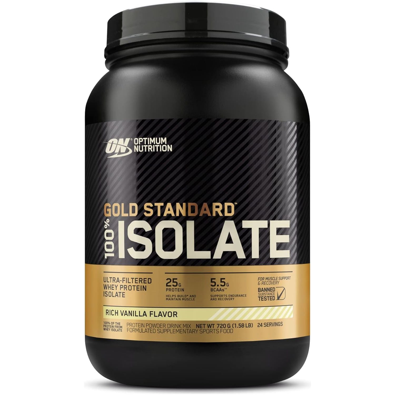 Gold Standard 100% Isolate Protein Powder, Chocolate Flavour, 2.36Kg