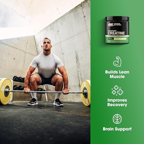 OPTIMUM NUTRITION Micronized Creatine Powder, Unflavoured, 300g, 100% Pure Creatine Monohydrate