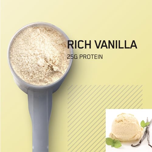 OPTIMUM NUTRITION Gold Standard 100% Isolate Protein Powder, Vanilla Flavour, 1.32kg - [packaging may vary]