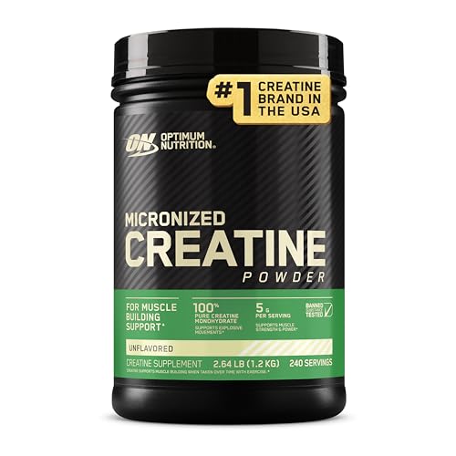 OPTIMUM NUTRITION Micronized Creatine Powder, Unflavoured, 1.2kg