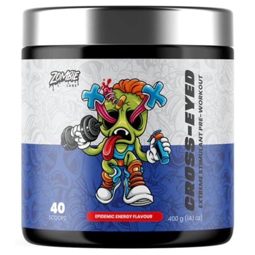 Zombie Labs Cross-Eyed Extreme Stimulant Pre-Workout 40 Serves Epidemic Energy Flavour