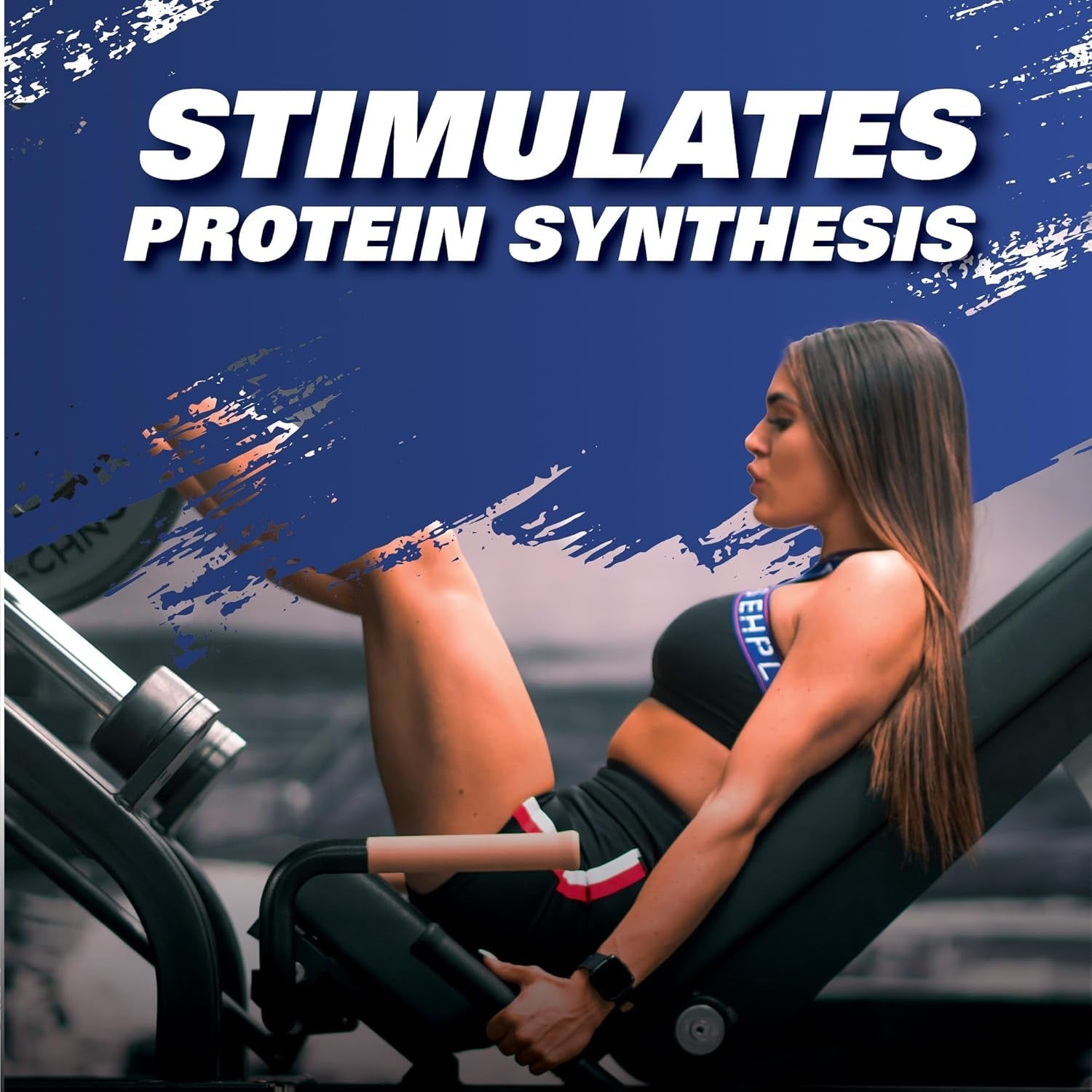 Ehplabs L Glutamine Powder Amino Acids - L-Glutamine Supplement for Gut Health (500G) Improves Muscle Recovery, Focus & Concentration - 100 Servings