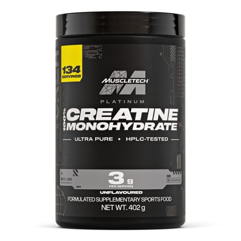 MuscleTech Platinum 100% Creatine Monohydrate Unflavoured 402g