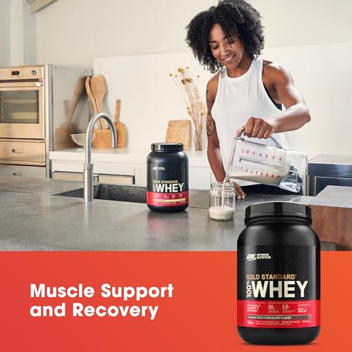 OPTIMUM NUTRITION Gold Standard 100% Whey Protein Powder, Extreme Milk Chocolate, 2.27kg - [packaging may vary]