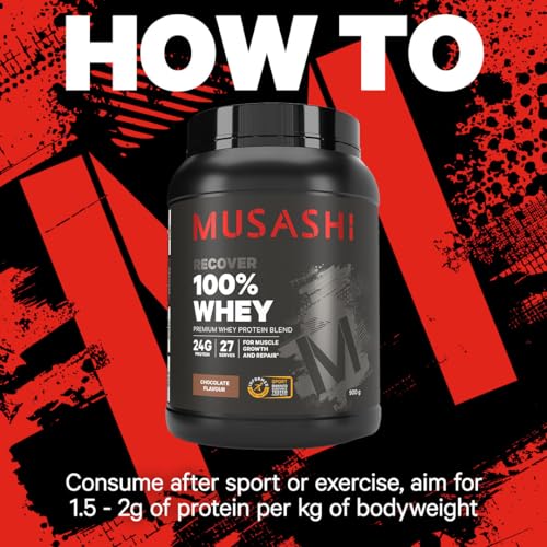 Musashi 100% Whey Protein Powder Chocolate 2kg