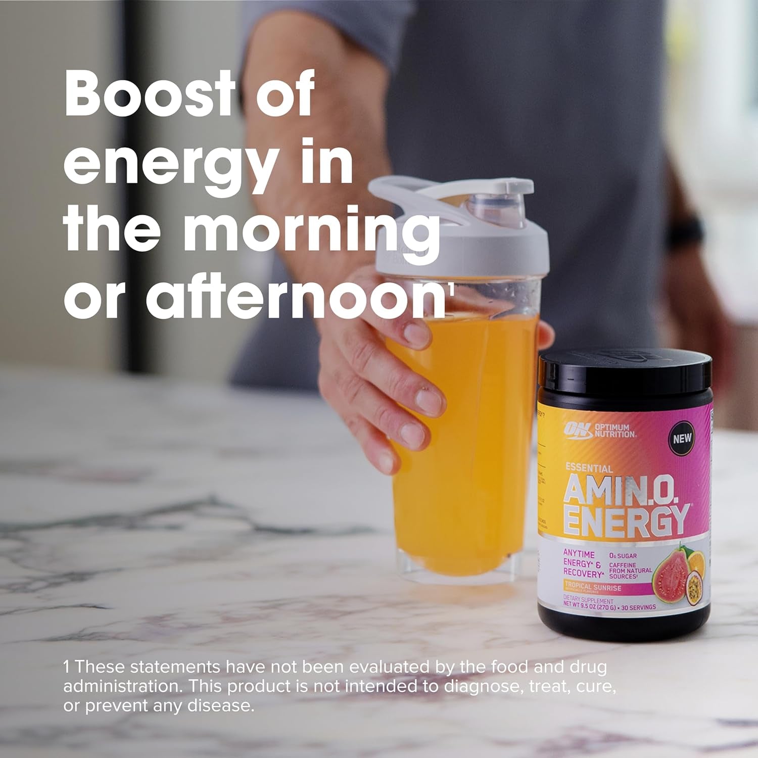 Amino Energy Powder 270 G, 30 Servings, Tropical Sunrise