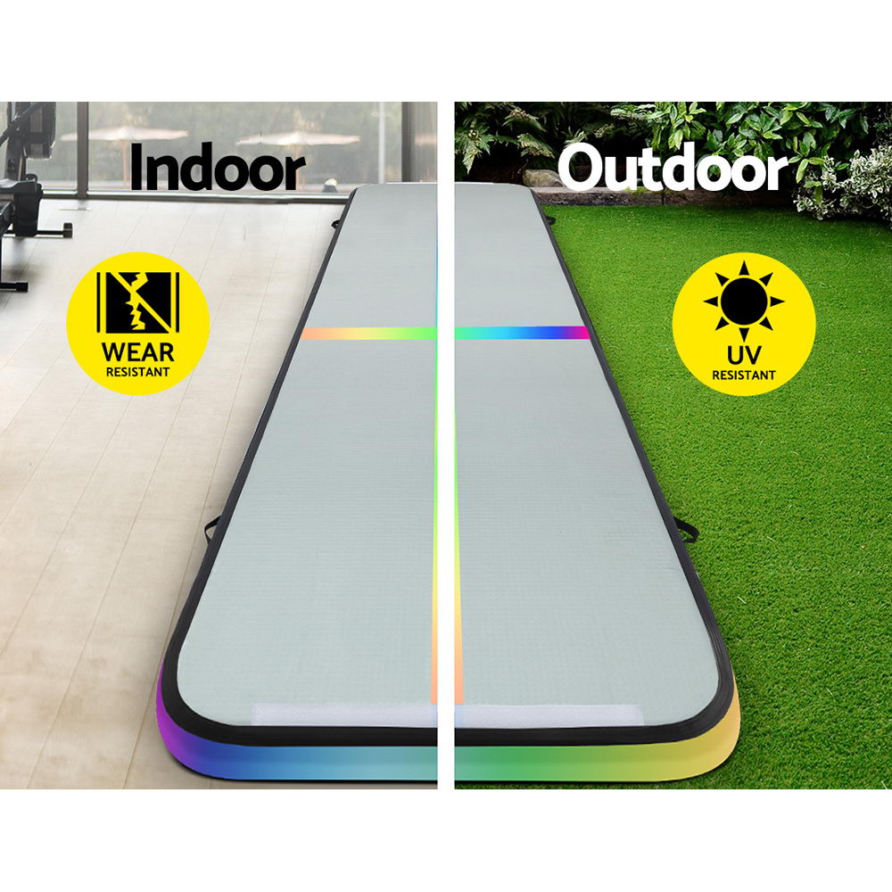 5x1m Air Track Inflatable Tumbling Mat Gymnastics Yoga Mat