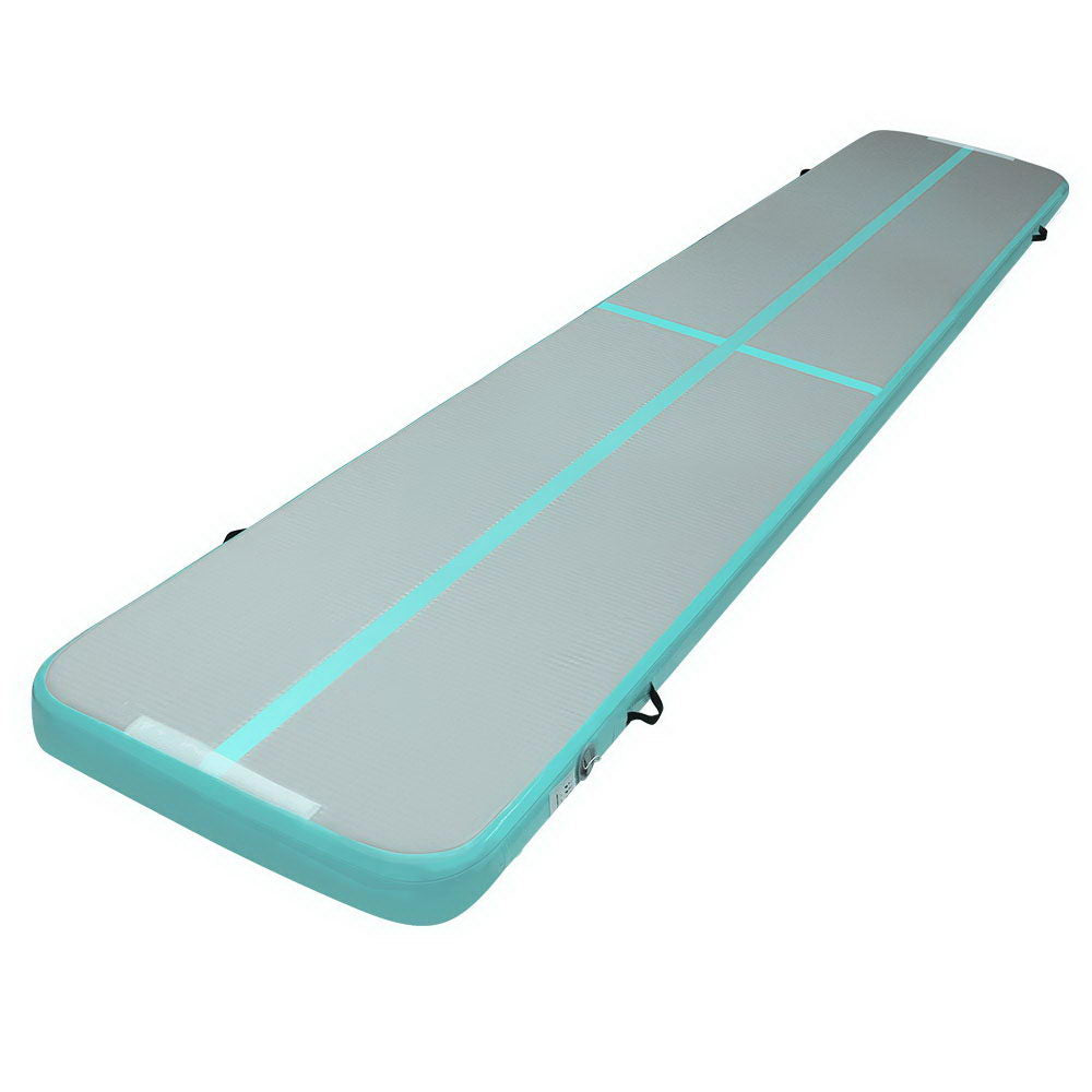 5x1m Inflatable Air Track Mat Tumbling Floor Home Gymnastics Green