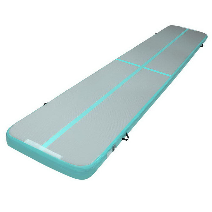 5x1m Inflatable Air Track Mat Tumbling Floor Home Gymnastics Green