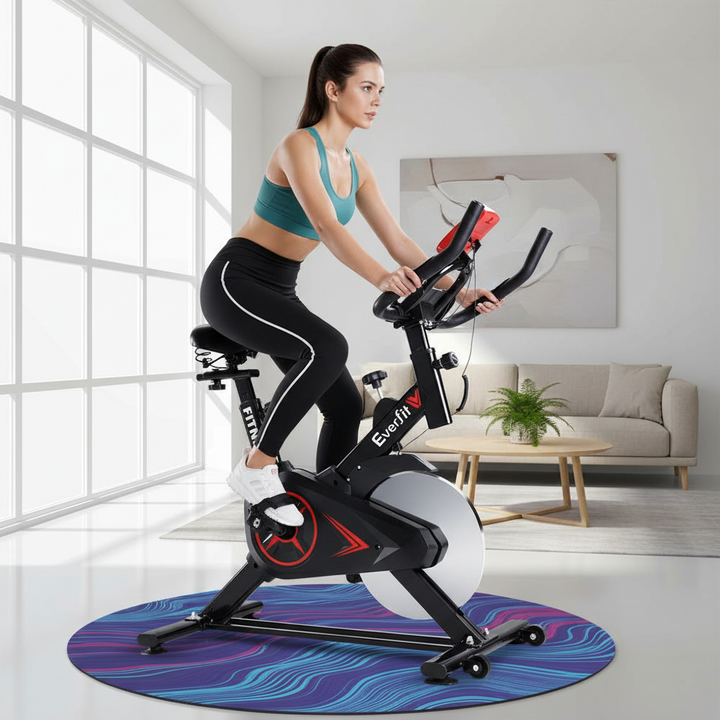Everfit Spin Bike Exercise Bike Flywheel Cycling Home Gym Fitness Adjustable