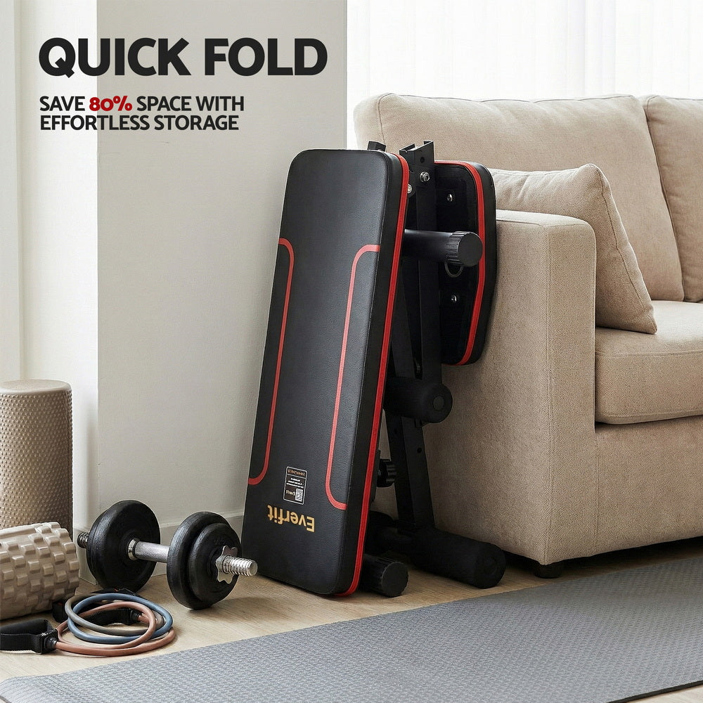 Weight Bench Adjustable FID Bench Press Home Gym 150kg Capacity