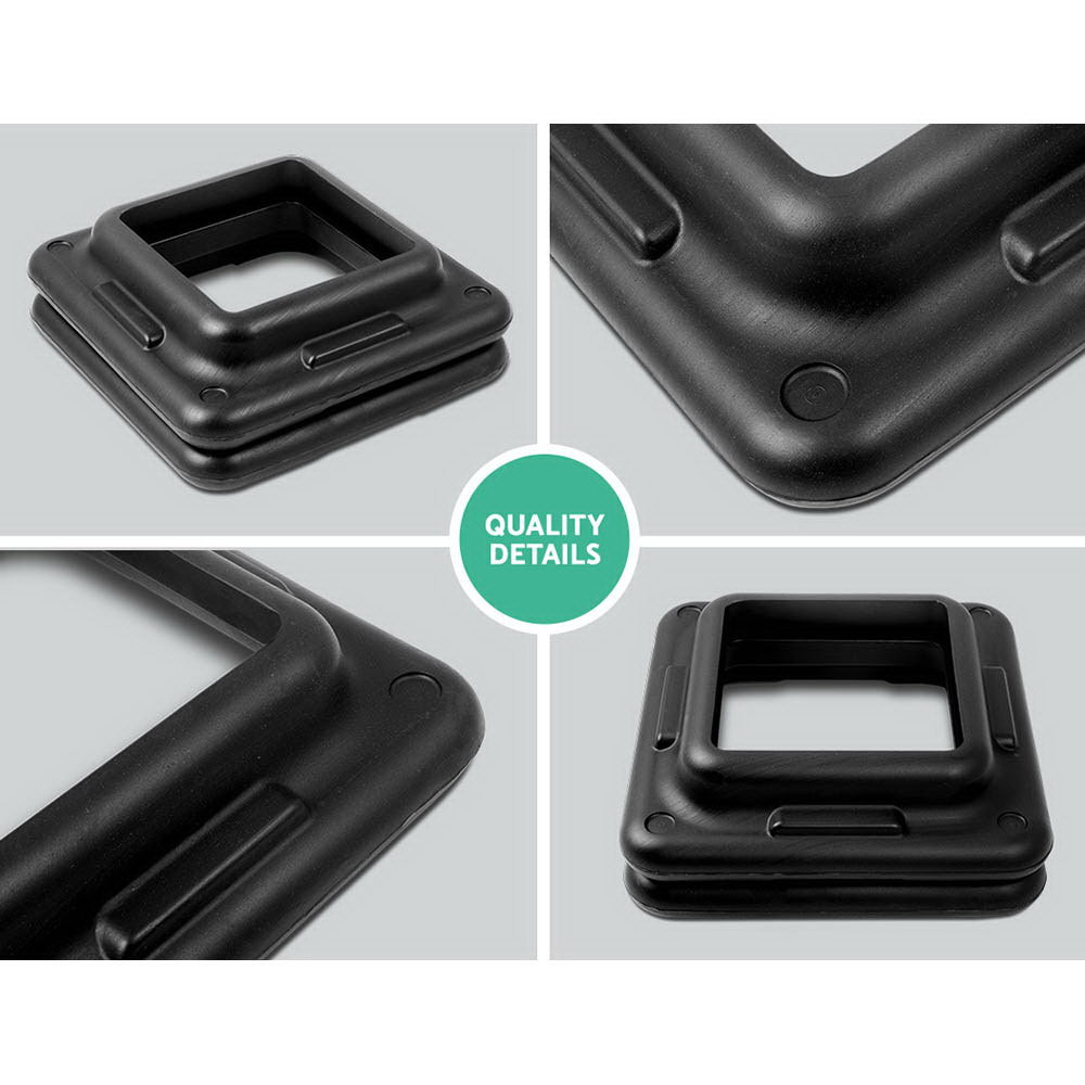 Set of 2 Aerobic Step Risers Exercise Stepper Block Fitness Gym Workout Bench