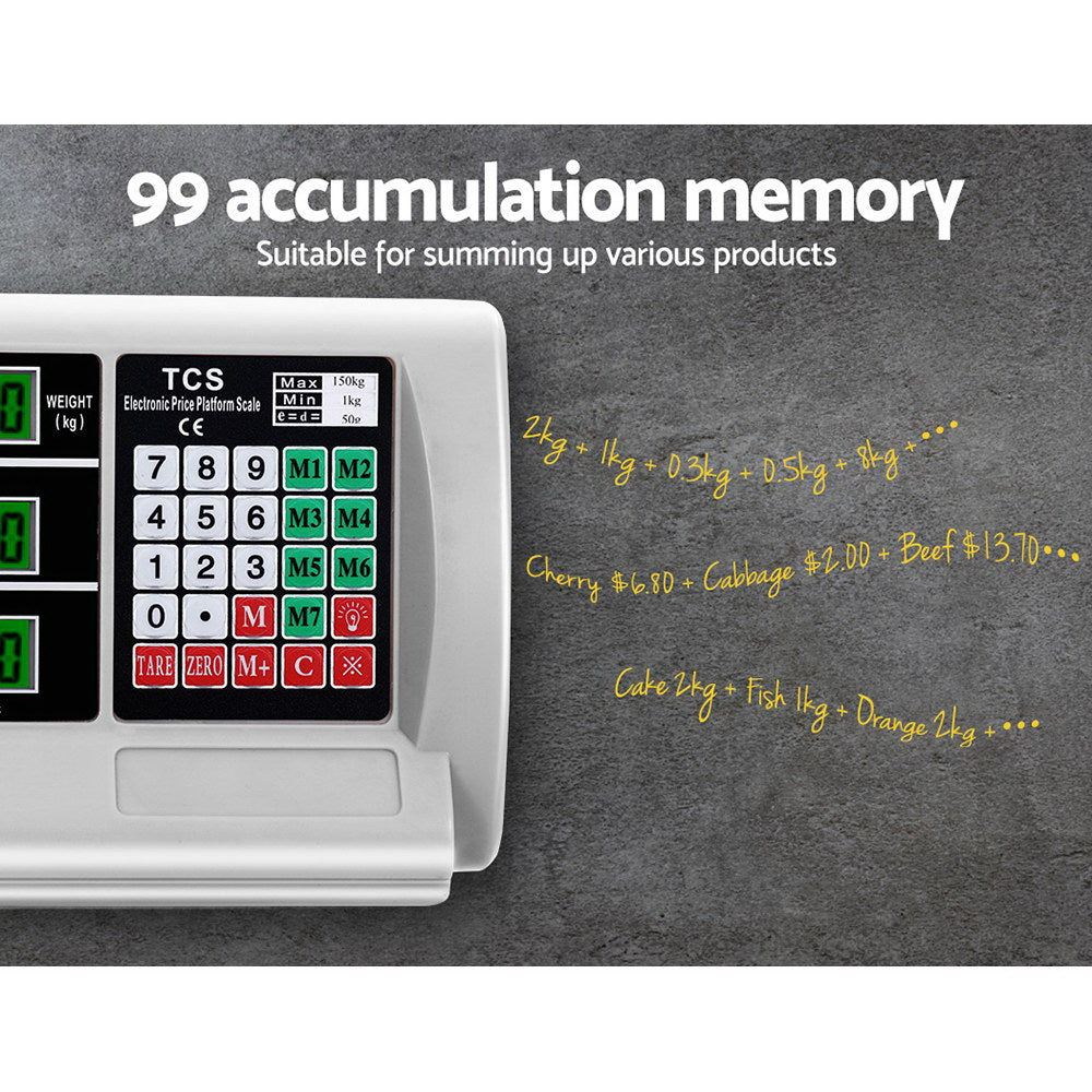 Platform Scale 150KG Digital Scales Electronic Postal Computing
