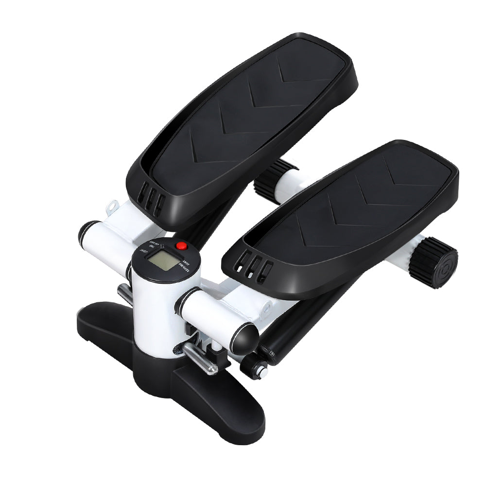 Mini Stepper with Resistance Rope Mat Folding Pedal Exercise Aerobic Trainer