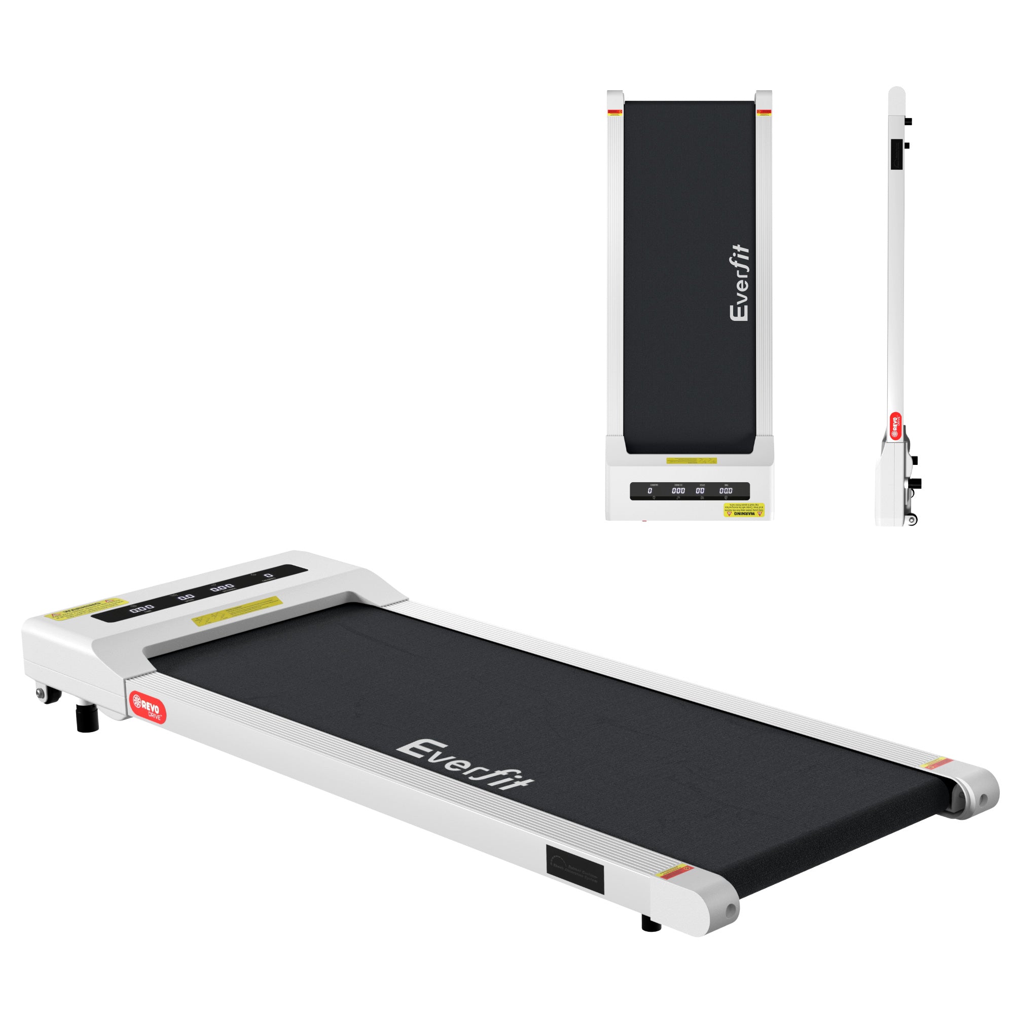 Treadmill Electric Walking Pad Under Desk Home Gym Fitness 360mm White