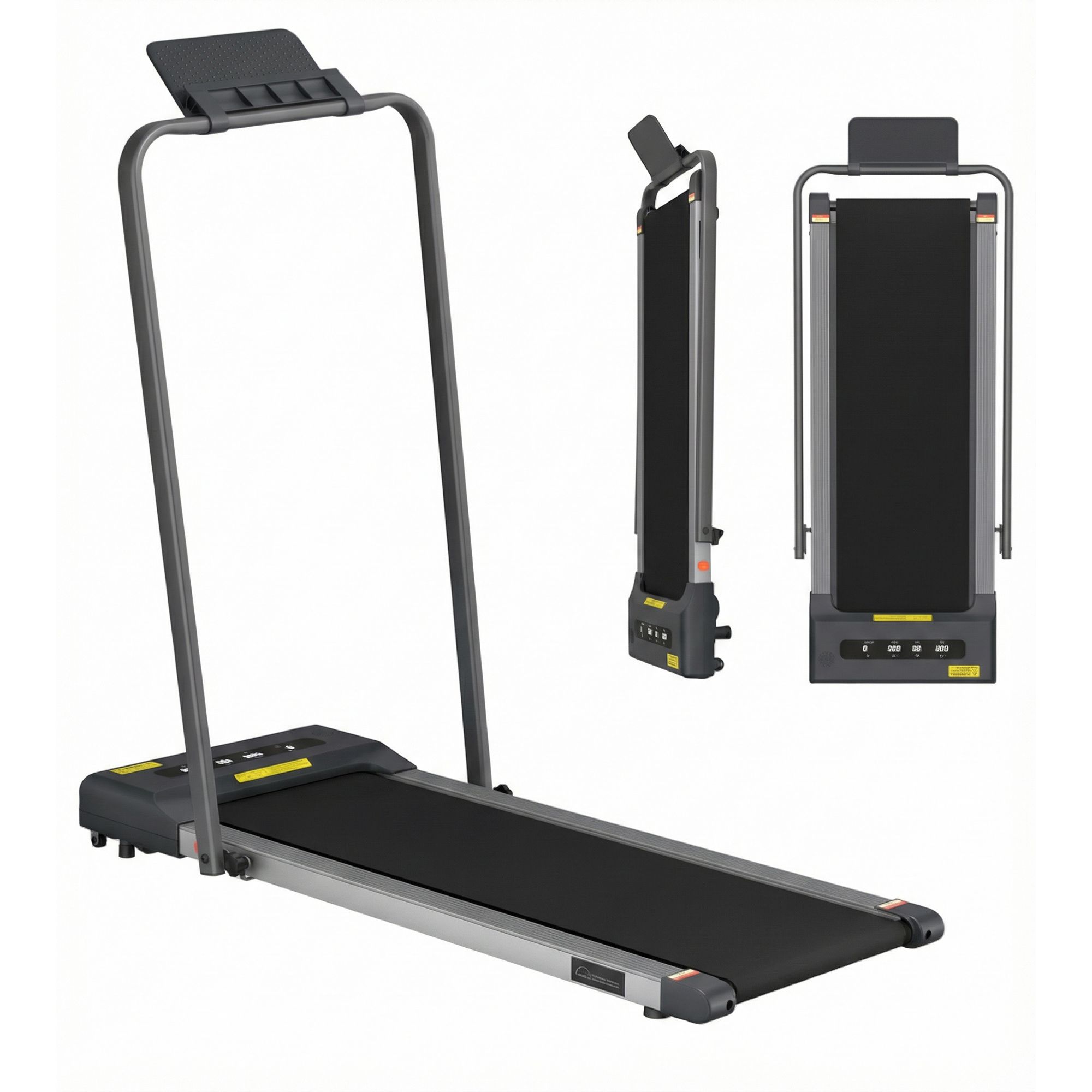 Everfit 2 in 1 Treadmill Electric Walking Pad Under Desk Home Gym Fitness 380mm Grey