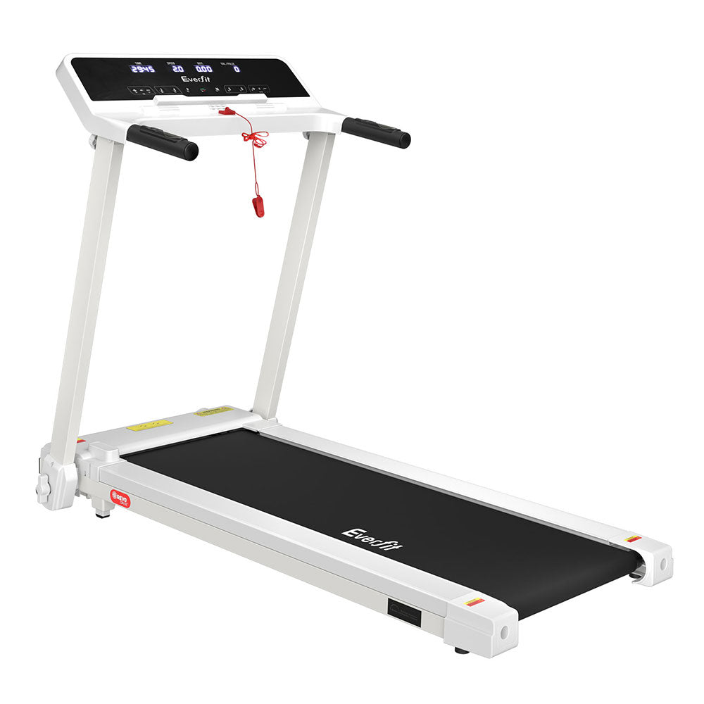 Treadmill Electric Home Gym Fitness Exercise Knob Foldable 420mm - White