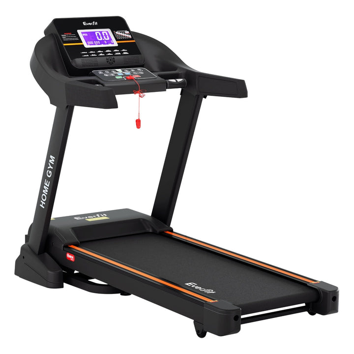 Treadmill Electric Auto Incline Home Gym Fitness Exercise Machine 490mm - Black