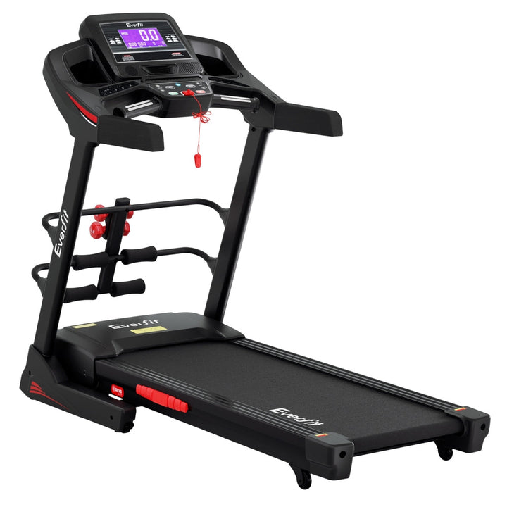 Treadmill Electric Home Gym Fitness Exercise Machine with Sit Up Bar 480mm - Black
