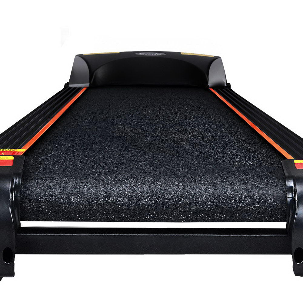 Treadmill Electric Home Gym Fitness Exercise Machine with Massager 480mm - Black