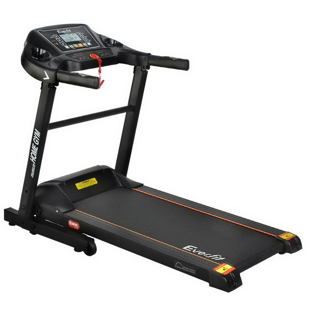 Treadmill Electric Home Gym Fitness Exercise Machine Foldable 400mm - Black