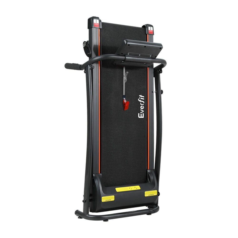 Treadmill Electric Home Gym Fitness Exercise Machine Foldable 370mm - Black