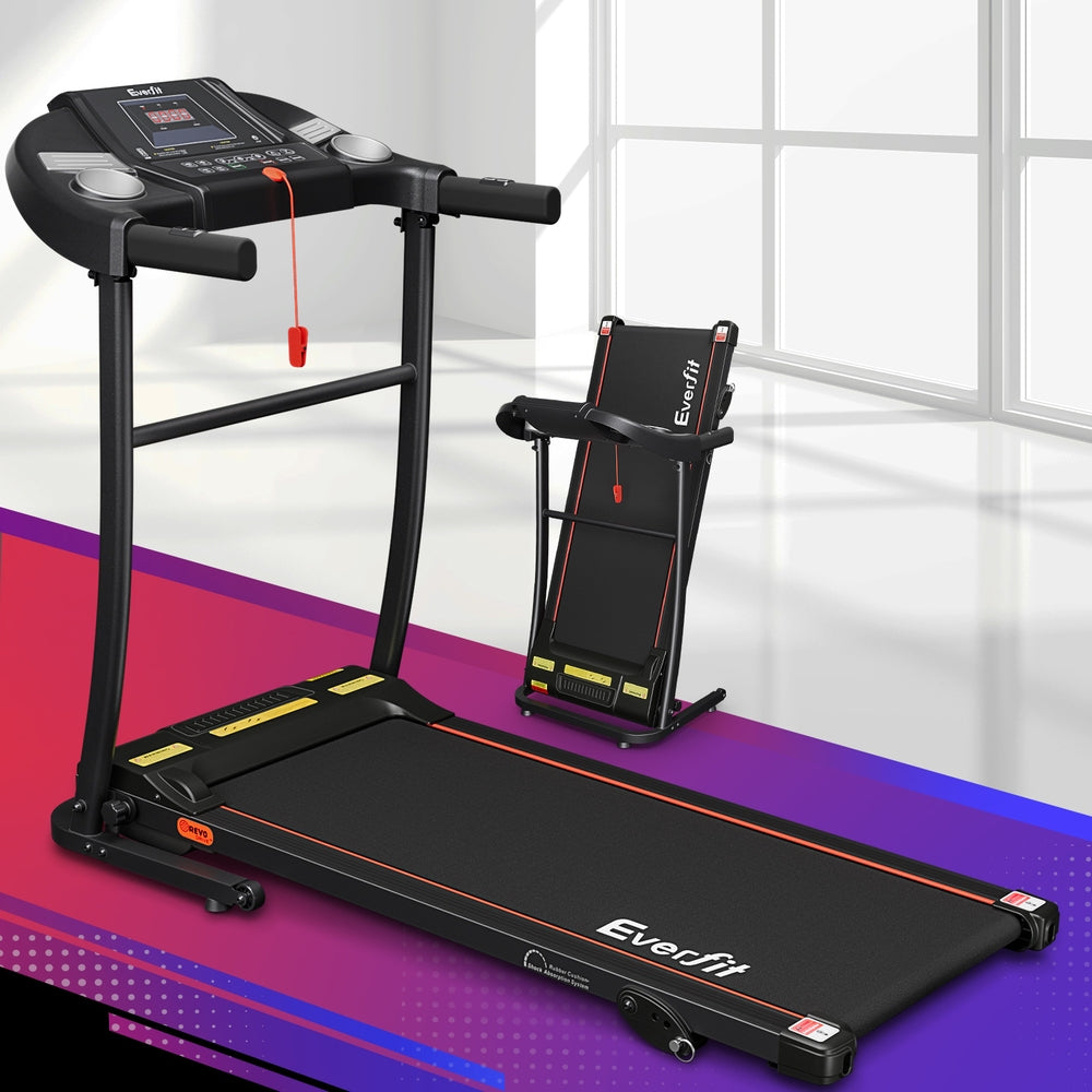 Treadmill Electric Home Gym Fitness Exercise Equipment Incline 400mm - Black