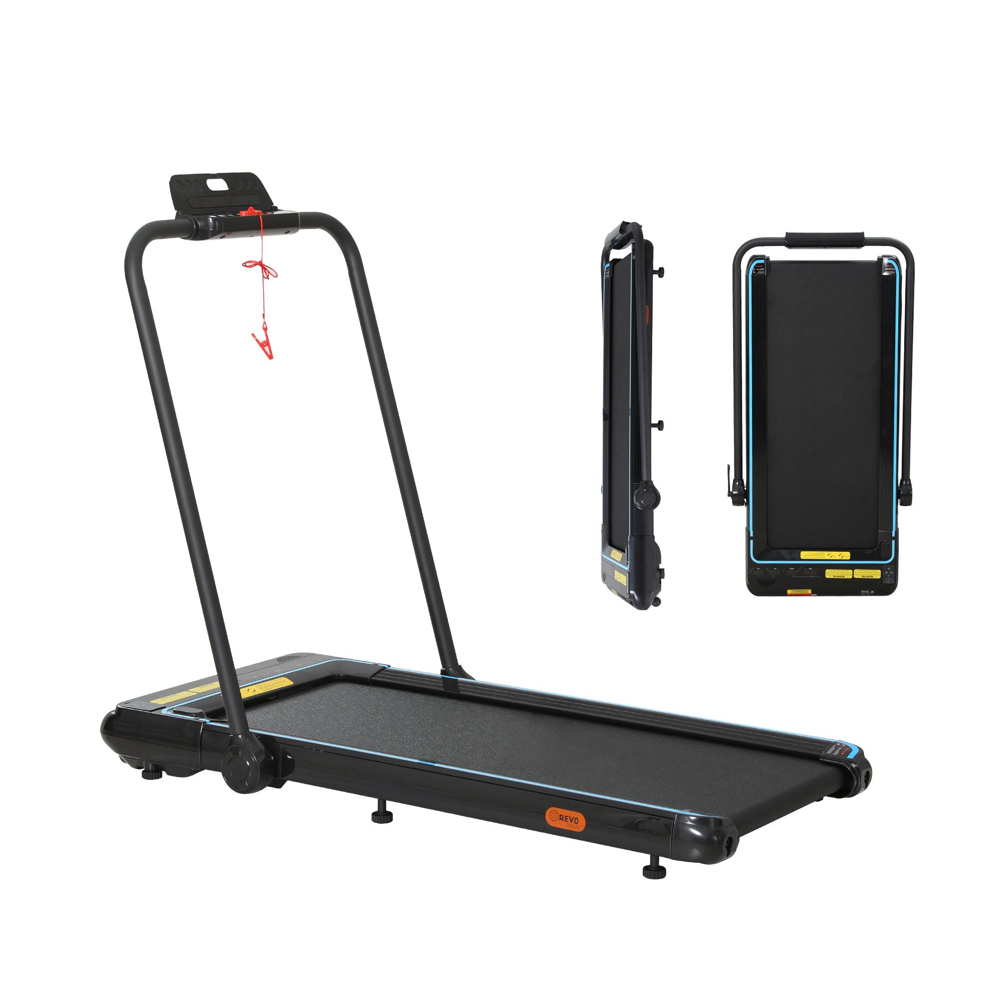 Treadmill Electric Walking Pad Under Desk Home Gym Fitness 420mm Remote