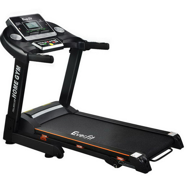 Treadmill Electric Home Gym Fitness Exercise Machine Hydraulic 420mm - Black