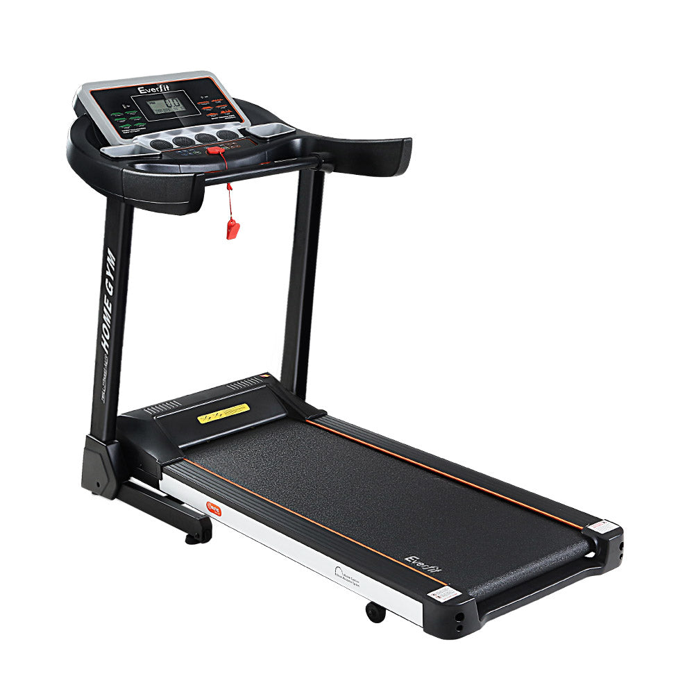 Treadmill Electric Auto Level Incline Home Gym Fitness Exercise 450mm - Black