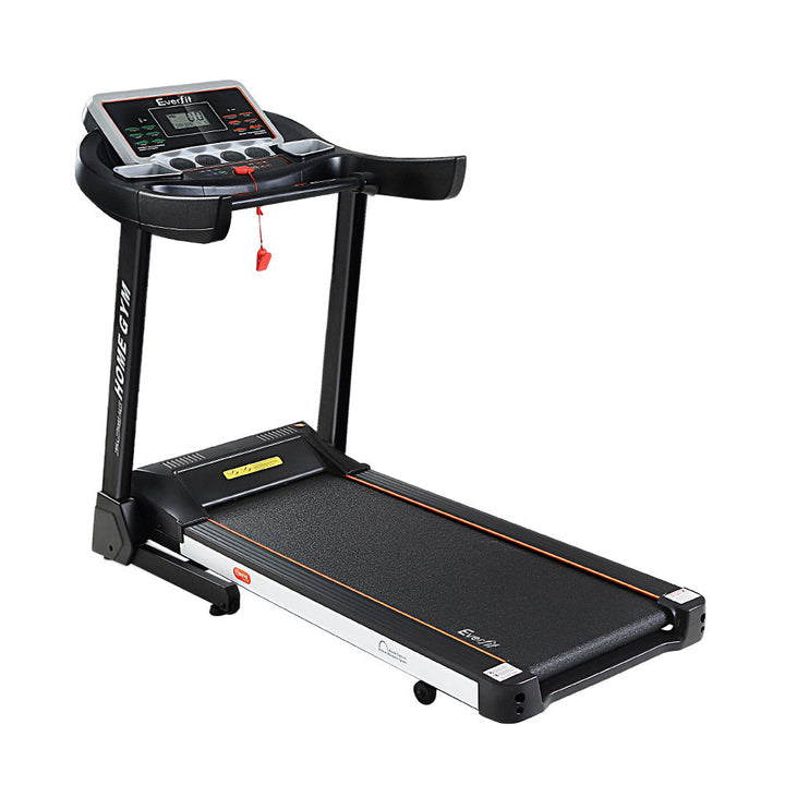 Treadmill Electric Auto Level Incline Home Gym Fitness Exercise 450mm - Black