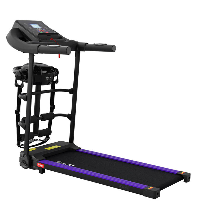 Treadmill Electric Home Gym Fitness Exercise Machine with Massager 400mm - Black