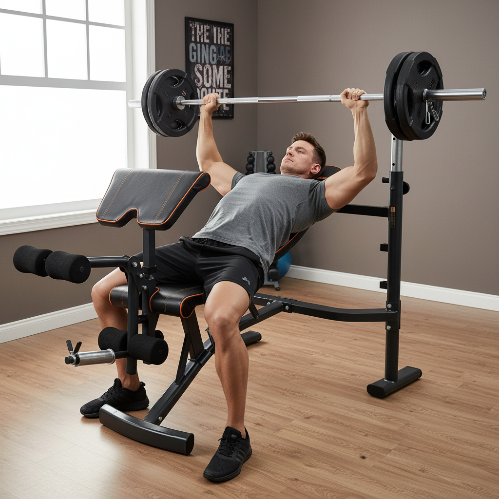 PROFLEX Weight Bench Workout Gym Press Adjustable Home Lifting Fitness Incline