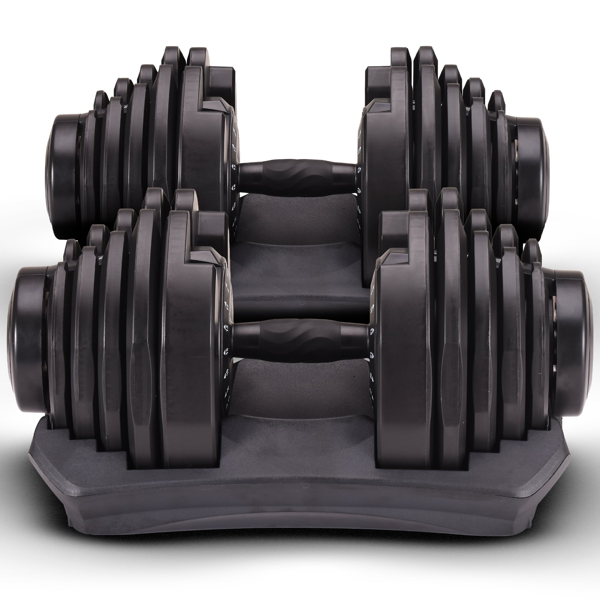 Powertrain 2 x 40kg Powertrain Adjustable Dumbbells Home Gym Set