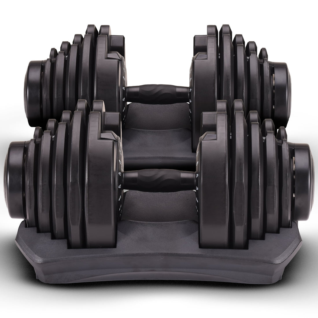 Powertrain 2 x 40kg Powertrain Adjustable Dumbbells Home Gym Set