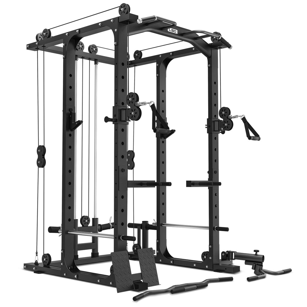 LSG GRK100 Multi-Function Power Rack with Adjustable Cable Pulleys