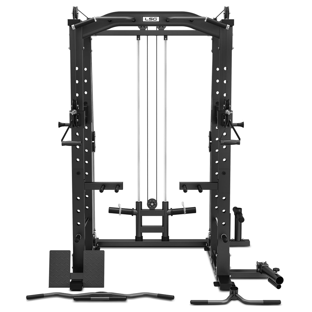 LSG GRK100 Multi-Function Power Rack with Adjustable Cable Pulleys