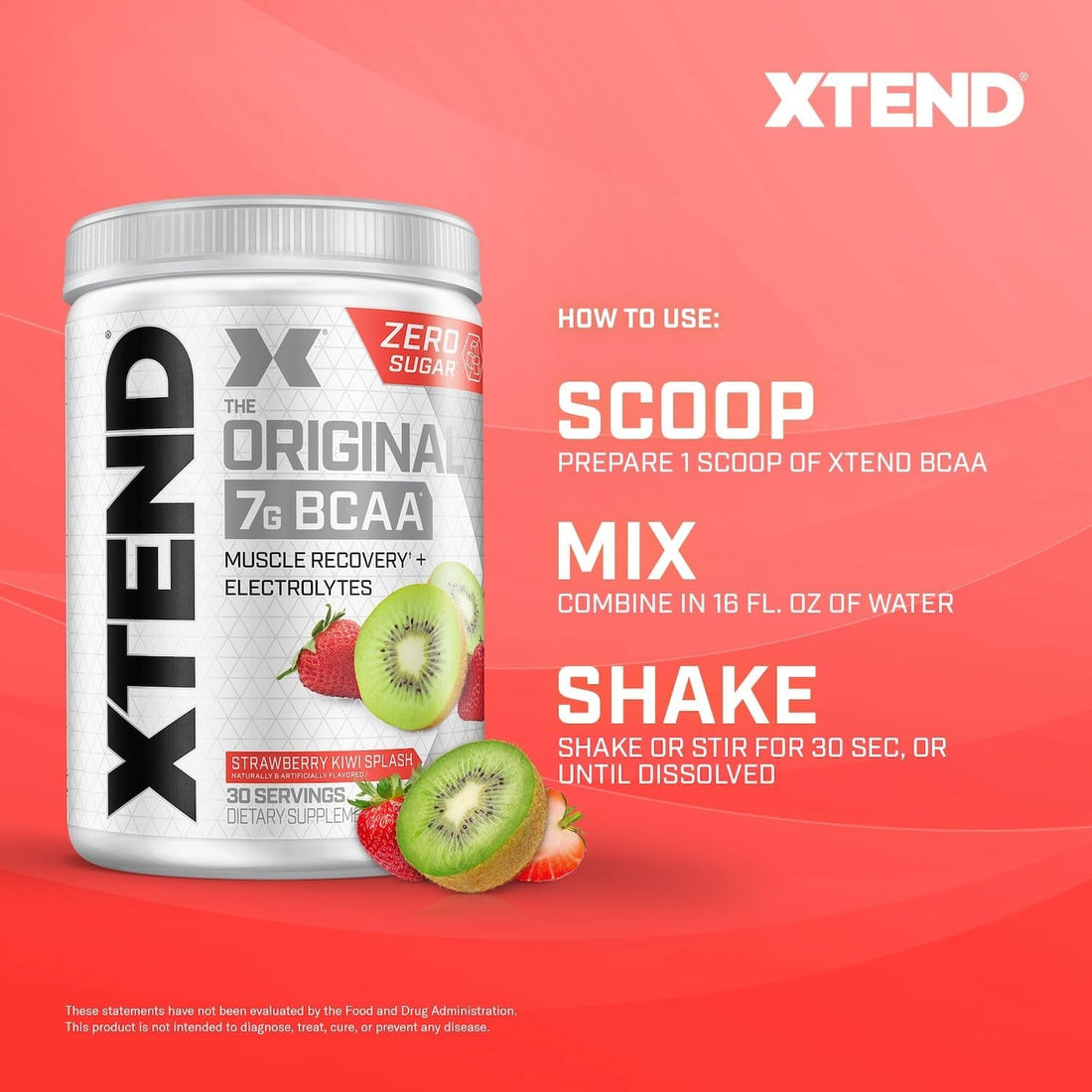 Amino Acids 30 Serves Italian Strawberry Kiwi Splash 426 Grams