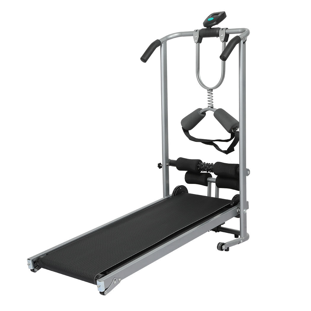 Manual Treadmill Mini Incline - Black