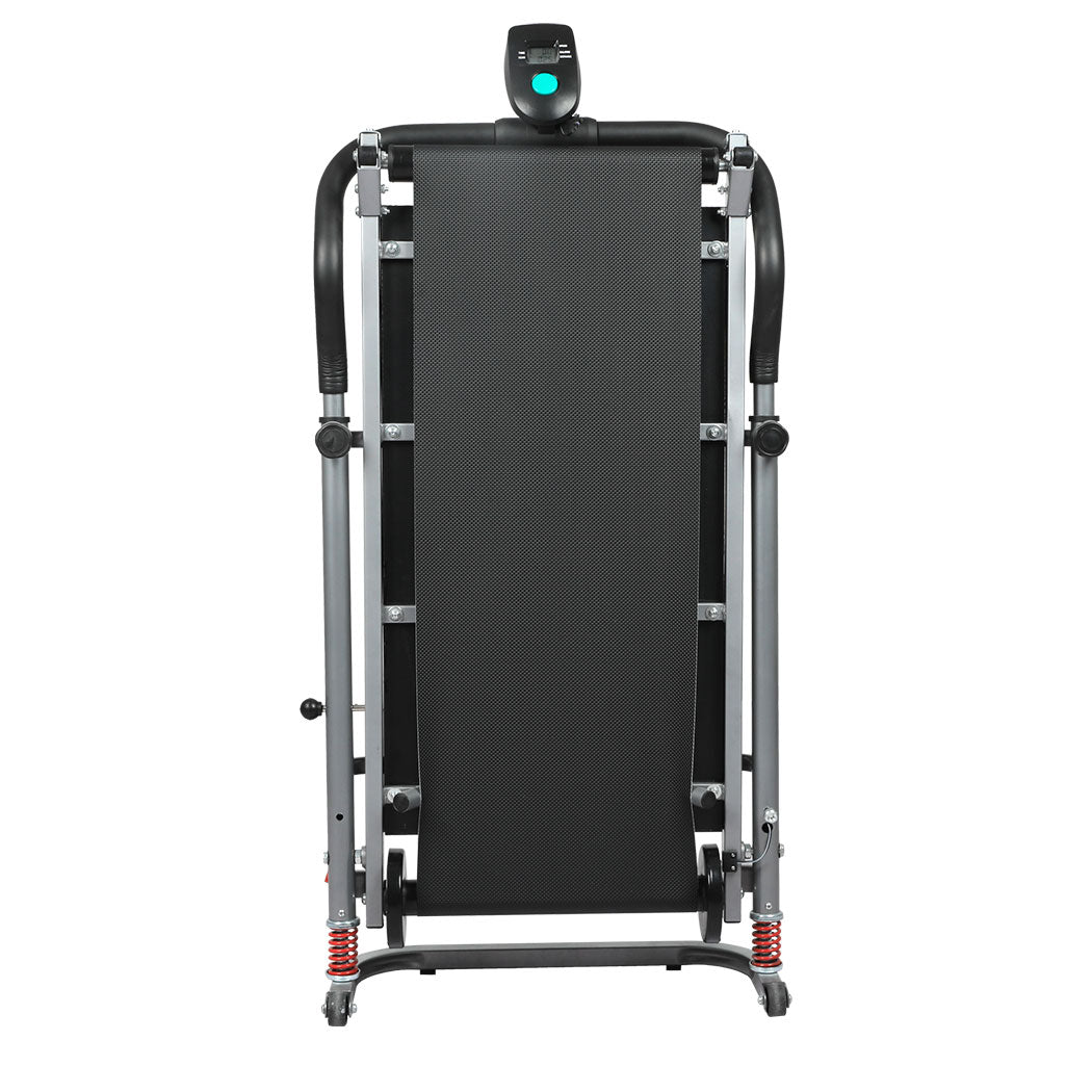 Manual Treadmill Mini Fitness - Black